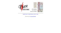 Desktop Screenshot of priceelectric.com
